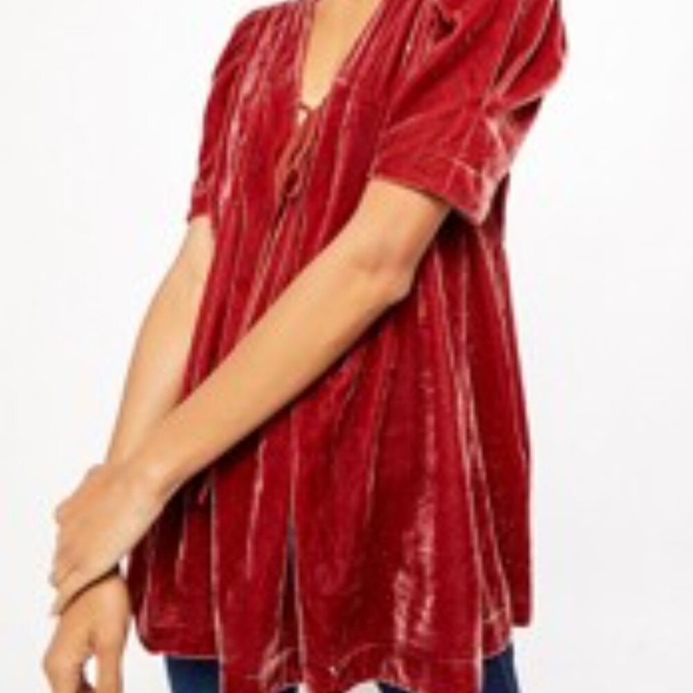 Free People Adelle Velvet Tunic - Picture 4 of 5